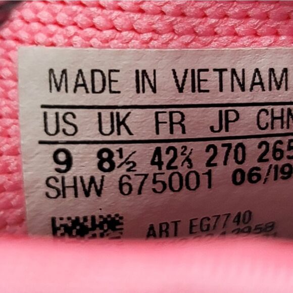 Pharell Williams × Adidas NMD Human Race Trail Sun Calm Mens Size 9 Pink Sneaker - Picture 8 of 10